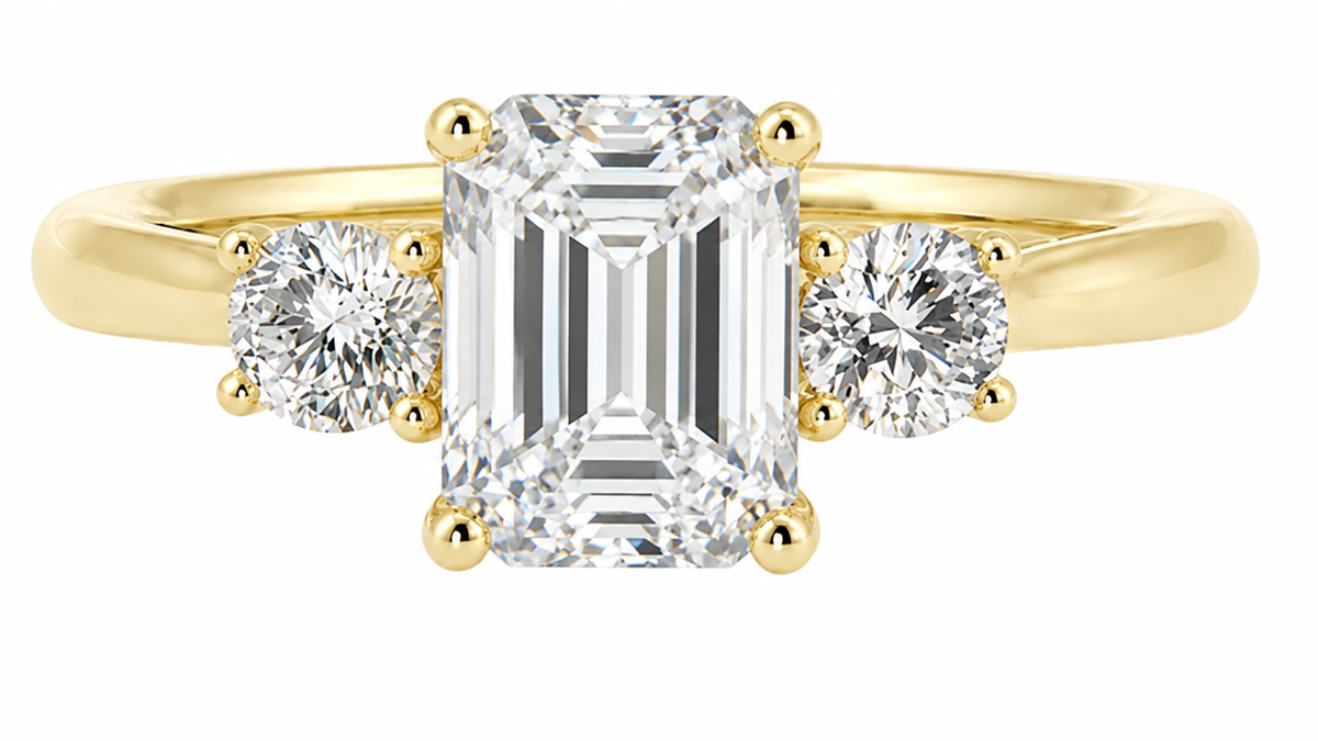 Juliet Ring - yellow gold - front view