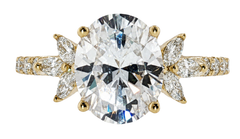 Lyric Ring - Yellow Gold - Front View